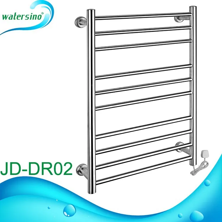 
stainless steel 10 bars electric heated towel rack JD-DR02 
