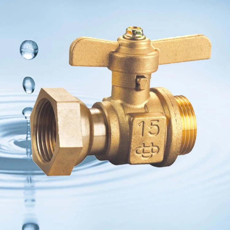 
High Pressure Pn25 Bronze Hose Fitting 3 Way Cast Brass Water Ball Cock Valve with Strainer 
