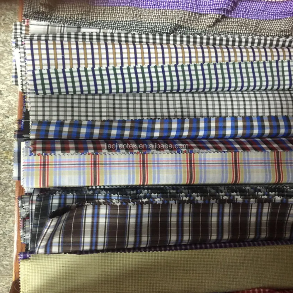 Cotton/TC/CVC Woven shirt fabric manufacturer in China