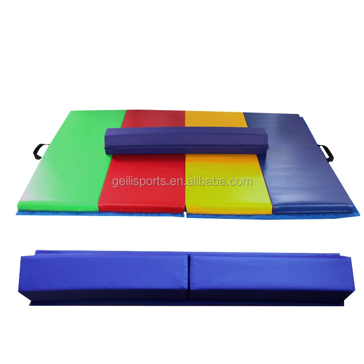 High quality children foam triple mini low balance gymnastics beam for sale