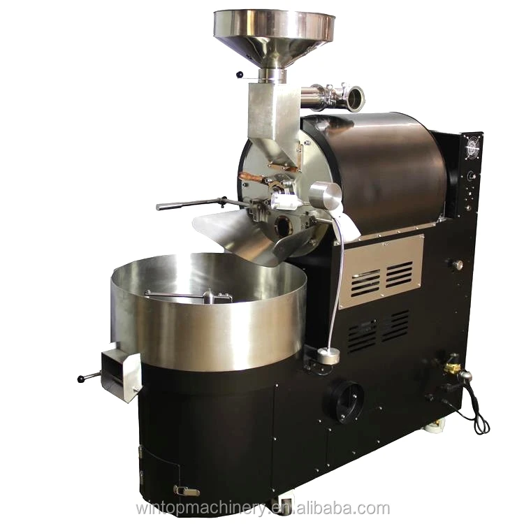 Factory direct supply Commercial coffee roaster 3 kg, Full city LPG propane industrial coffee roasting machine