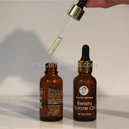 wuling herbal juncao ganoderma lucidum reishi mushroom spore oil 30.15% triterpene