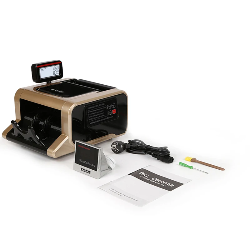 FJ08B feelteck 2 pocket banknote counting machine money counter