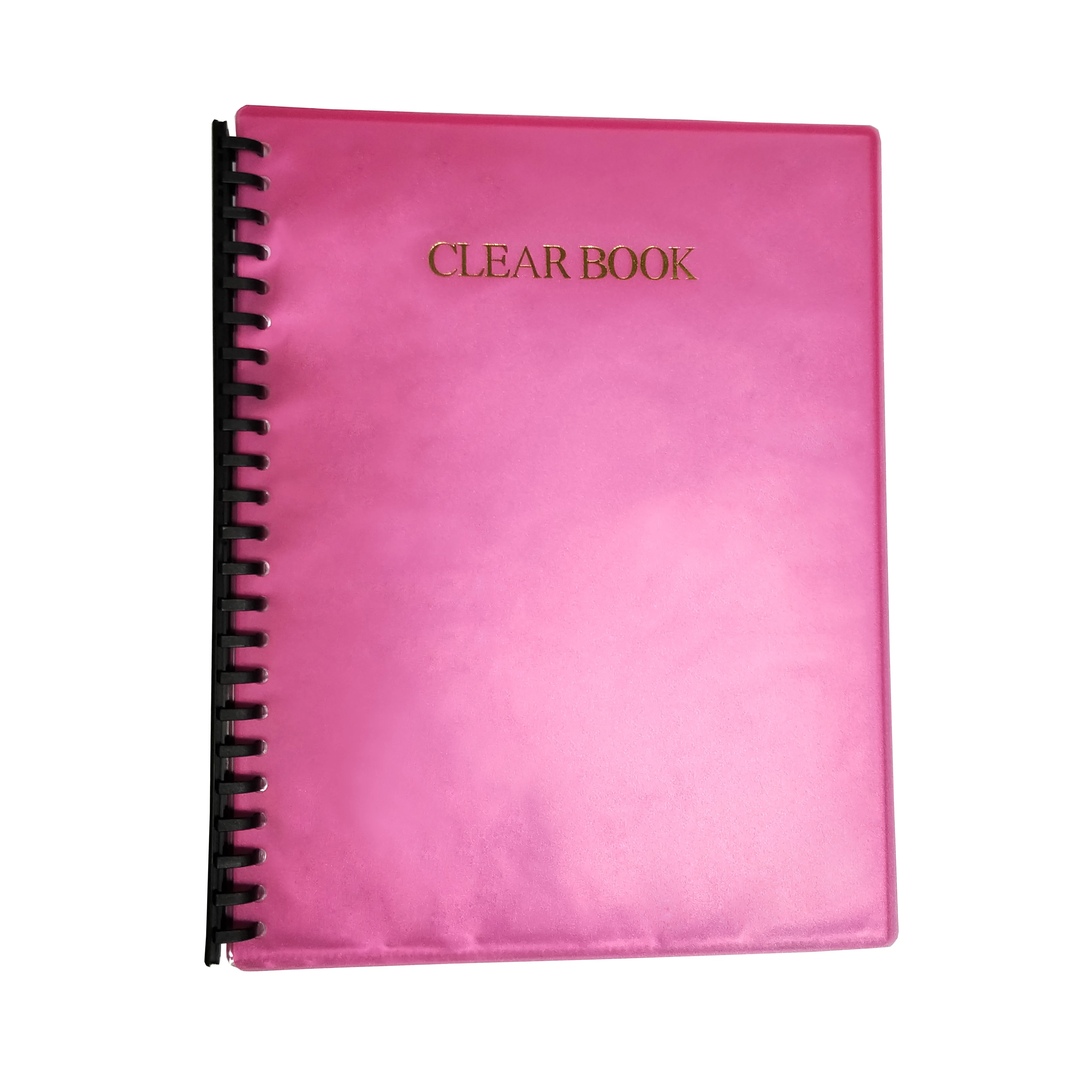 Multi-pocket display book A4 size file paper documents storage folder holder plastic clear book