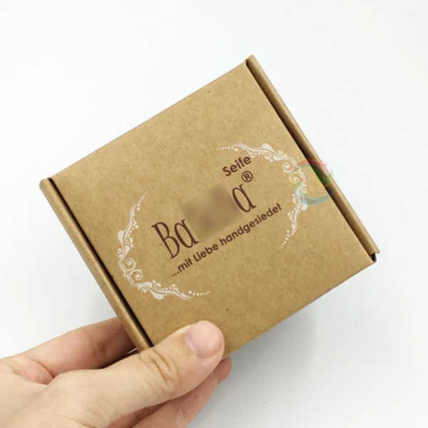 Luxury Travel Custom LOGO Design Craft Paper Gift Soap Packaging Box