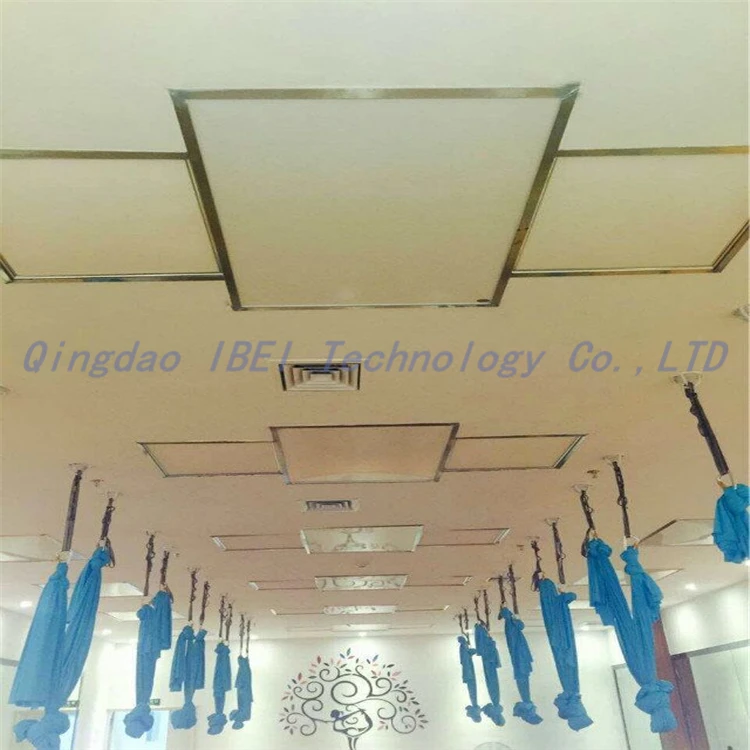 Ceiling/Wall Mounted Hot Sale Electric Far Infrared Heating Panel Carbon Crystal Panel Heater for Yoga Studio