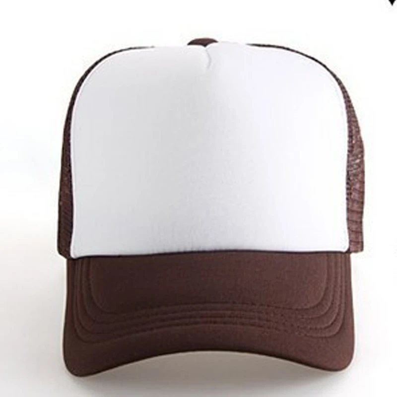 Advertising Custom Sublimation Hat Blanks Kids Cotton Baseball Mesh Hat For Sublimation Printing