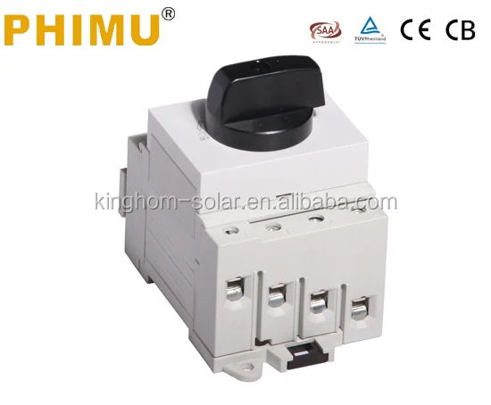SAA DIN RAIL TYPE 1000V DC Isolator Switch