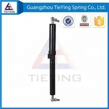 Gas spring for treadmill machines with safety device