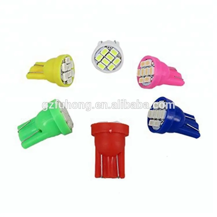 T10 W5W 1206 8SMD Auto Width LED Light T10 bulbs