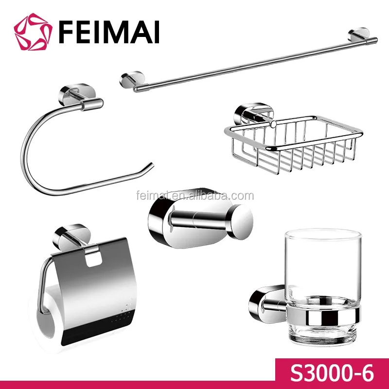 Manufactuer High Quality Brass Bathroom Accessory Bathroom Hardware Sets Fittings