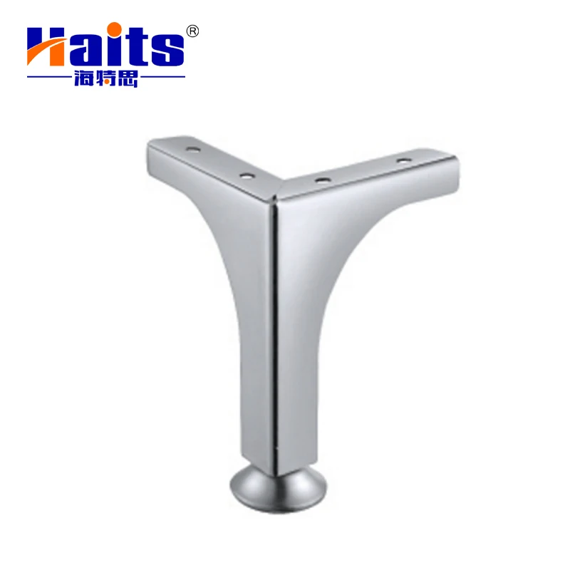 Chrome Corner Furniture Hardware Replacement Iron Steel Sofa Legs Sofa Feet