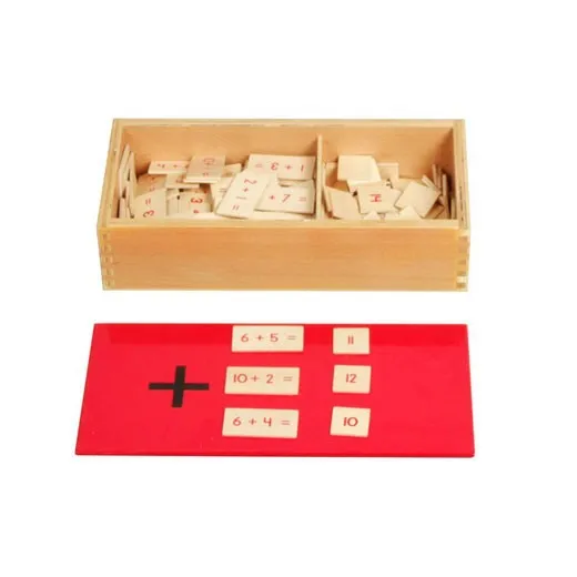 
Tiger Montessori Materials:C112 Addition Equations and Sums Box Mathematic Learning Resources 