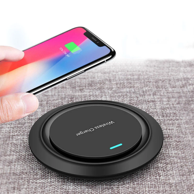 
2019 HOT 7.5W 10W Qi Fast Wireless Charger Portable Q18 Wireless Charger Rapid Charging Stand for IOS Android Phones 
