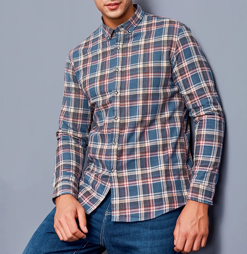 hot sale fashion style wholesale outdoor carol lining custom winter man plaids polar fleece shirts for men