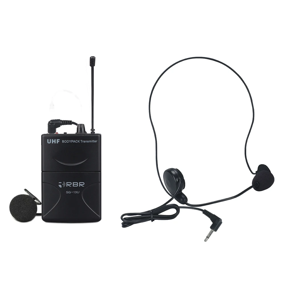 bm523 Hot selling dual channels professional uhf wireless microphone