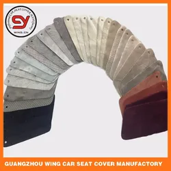 Wholesale full set grey fabric universal car seat covers suitable for most car models