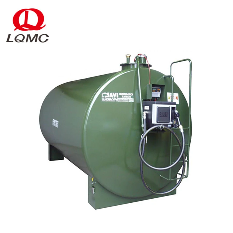 Double walled aviation fuel storage tank