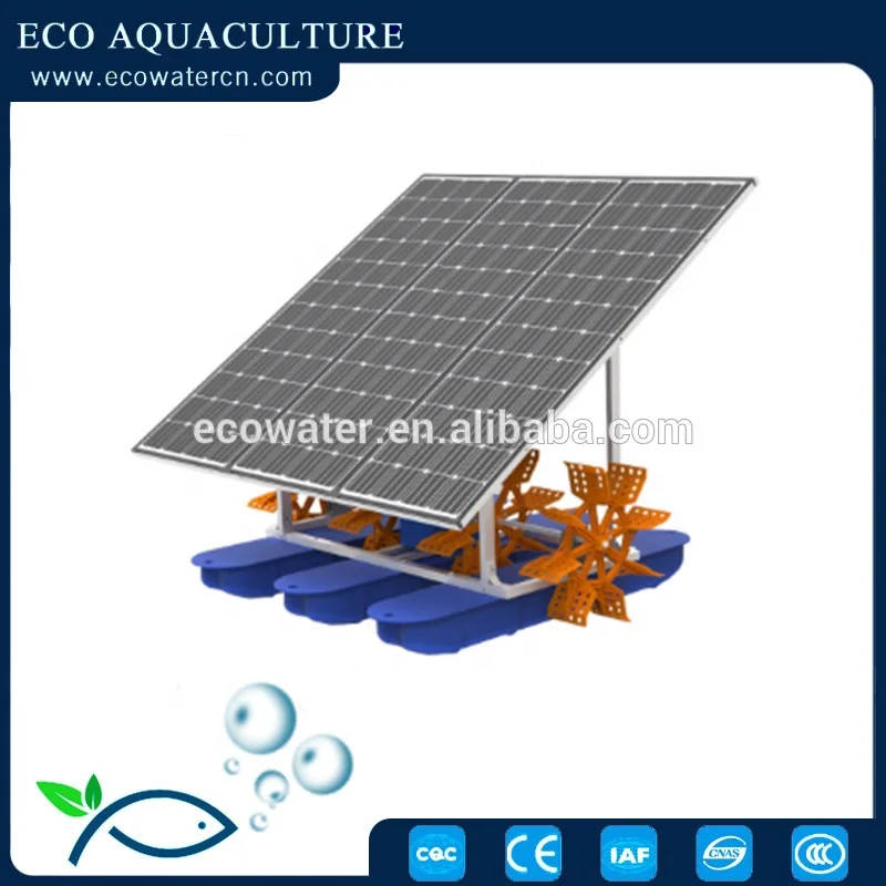 ECO Paddle wheel aerator--2HP 4wheels good quality cheap price plastic floating boat fish shrimp ponds
