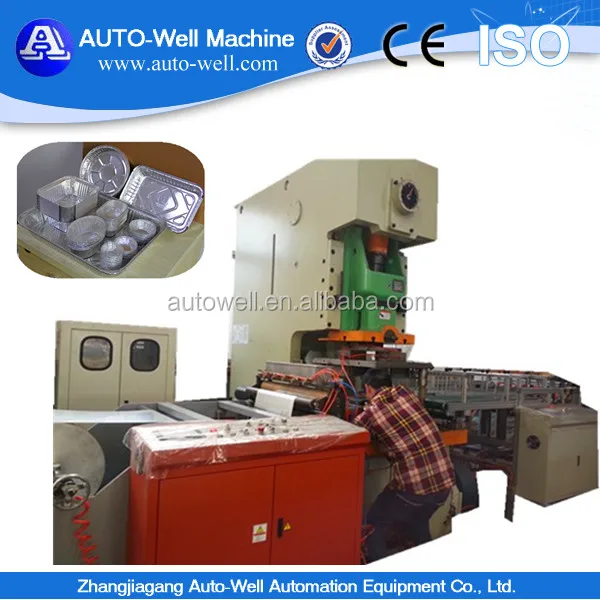 Disposable Tableware Aluminum Foil Food Container Production Line