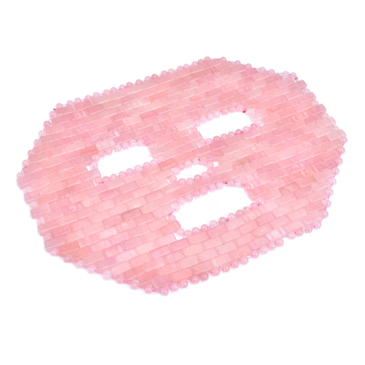 2020 new trending fashion rose quartz jade face mask, 100% natural stone made mask