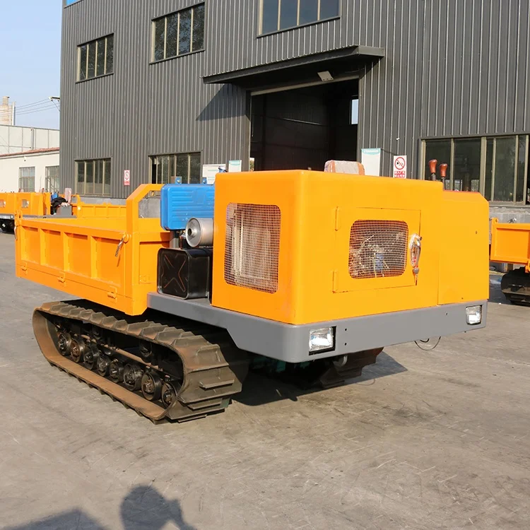 1T Rubber track carrier crawler transporter dumper for agricultural