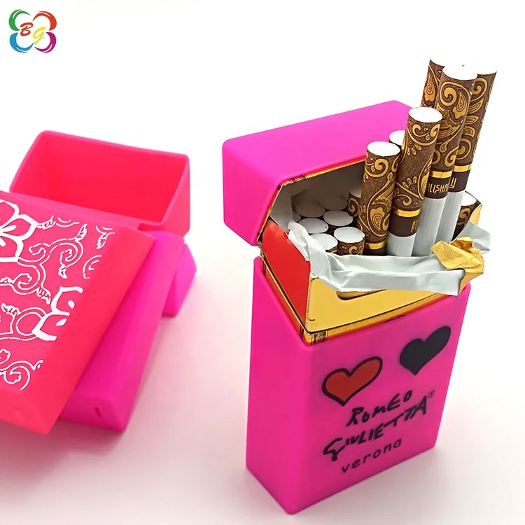 Рекламные подарки Китай Оптовая Пользовательские логотип печати силиконовый портсигар