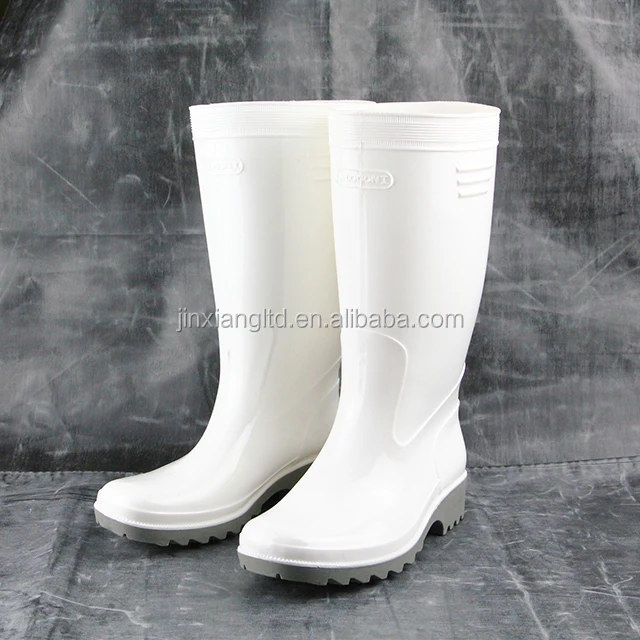 Cheap New Design JX-963 Mens Military Fashion Men High Elastic PVC 1.55kg/pair CE knee high rain boots