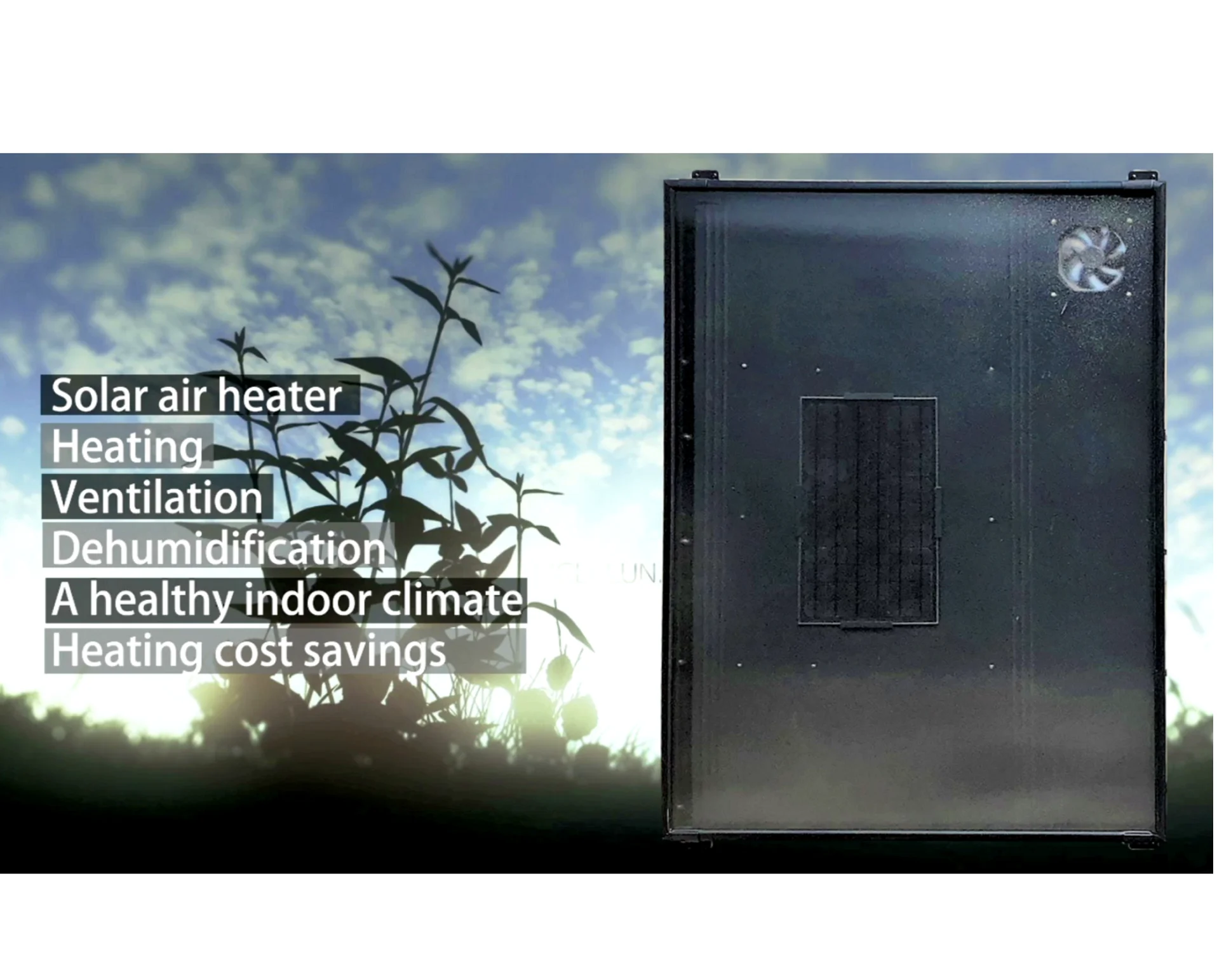 
IOS9001 parabolic trough collector with vacuum tube SOLAR KEYMARK 