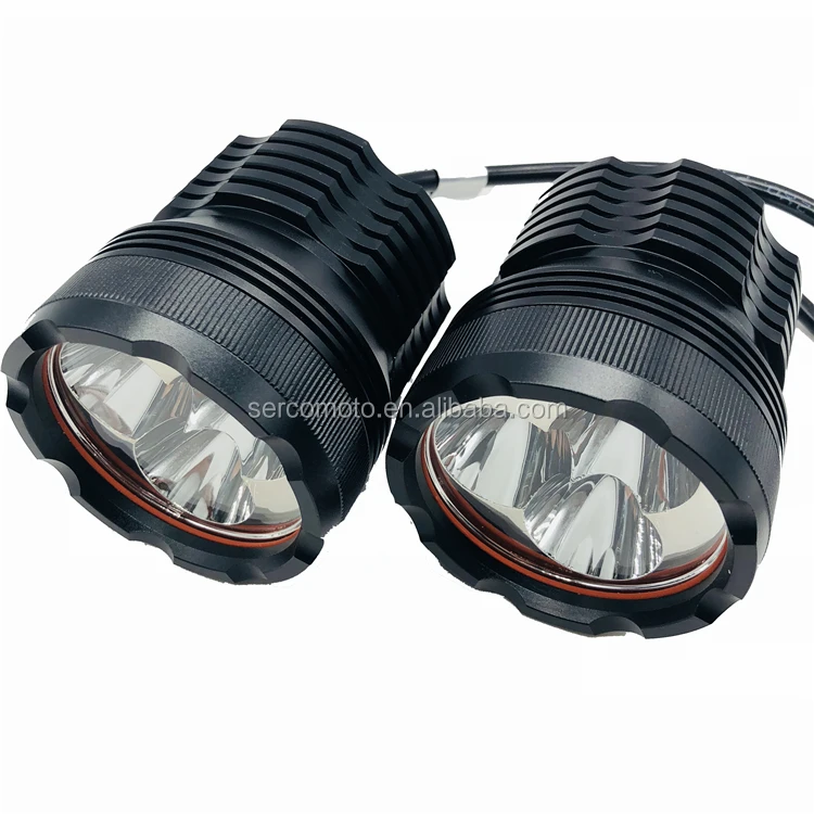 sercomoto auto parts 30w Off Road Driving Fog Lights For Jeep Rzr ATV UTV SUV Truck Boat Motorcycle