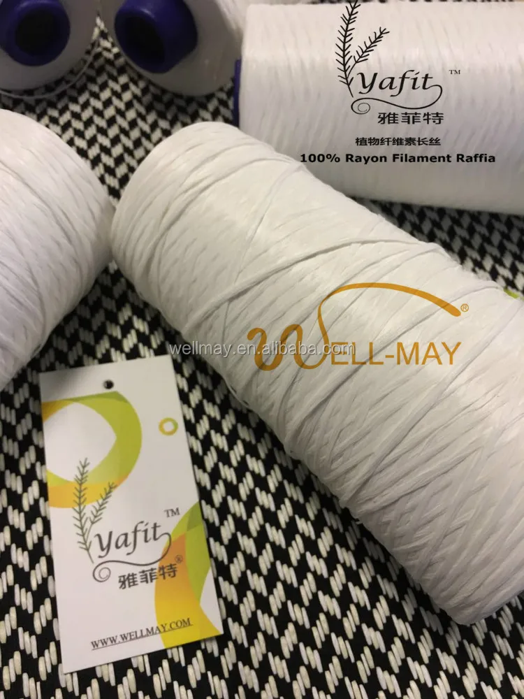 YAFIT RAYON YARN(RAYON RAFFIA) 4000D Dull raw material cones