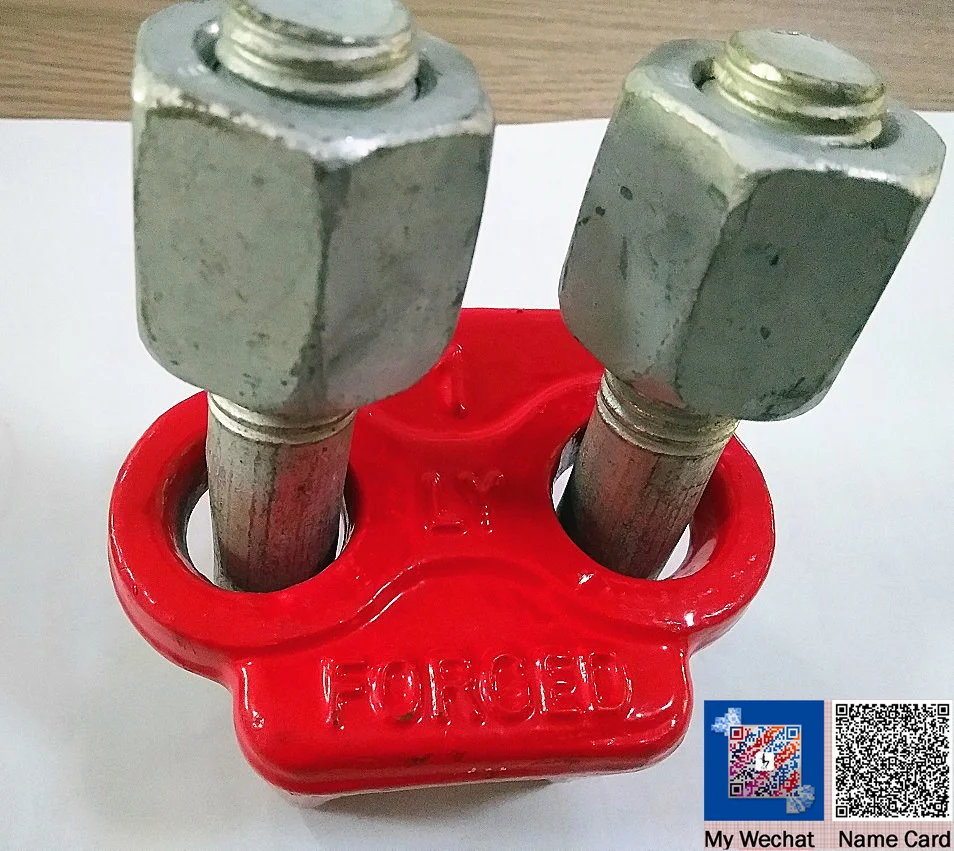 Heavy Duty Long Nut Drop Forged US Type Wire Rope Clip With Long  Nut G450