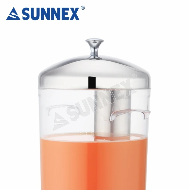 Sunnex Modern Beer Tower Tabletop Liquor Dispenser Stainless Steel Single Beverage Dispenser