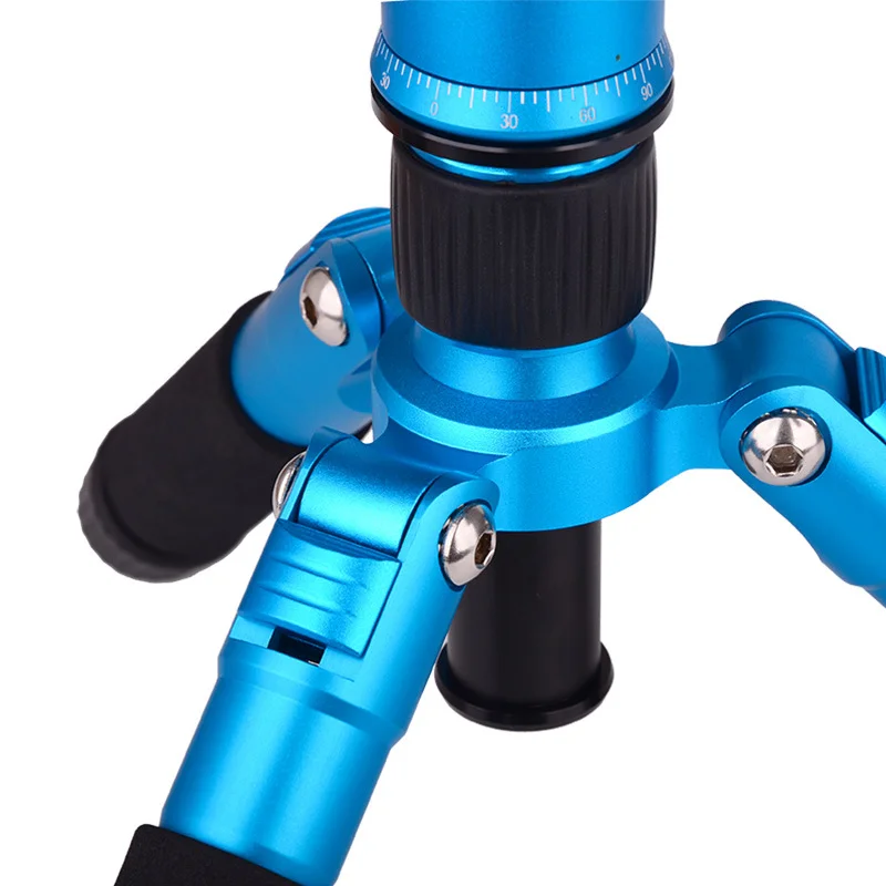 Mini Tripod Holder Small Lightweight Tripod 2 Way Fluid Pan Head for DSLR Video Cameras Table Tripod with Pan Head 2 Sections