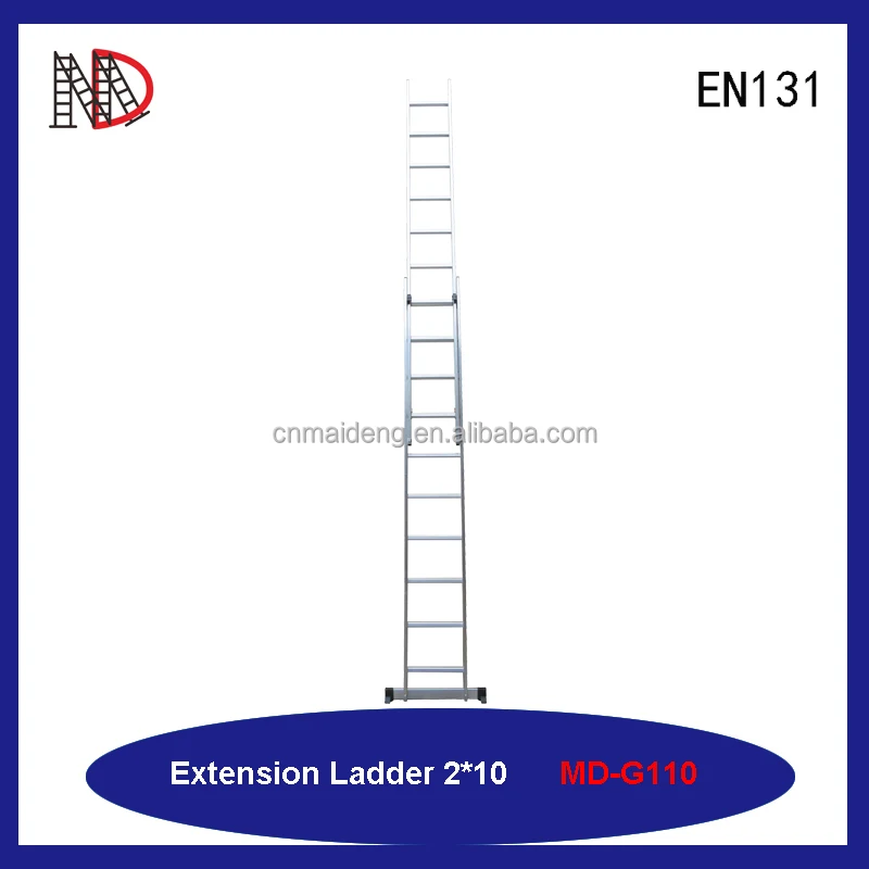 
Ladder Aluminum Extension Ladder 300-Pound Capacity, 20-Feet 