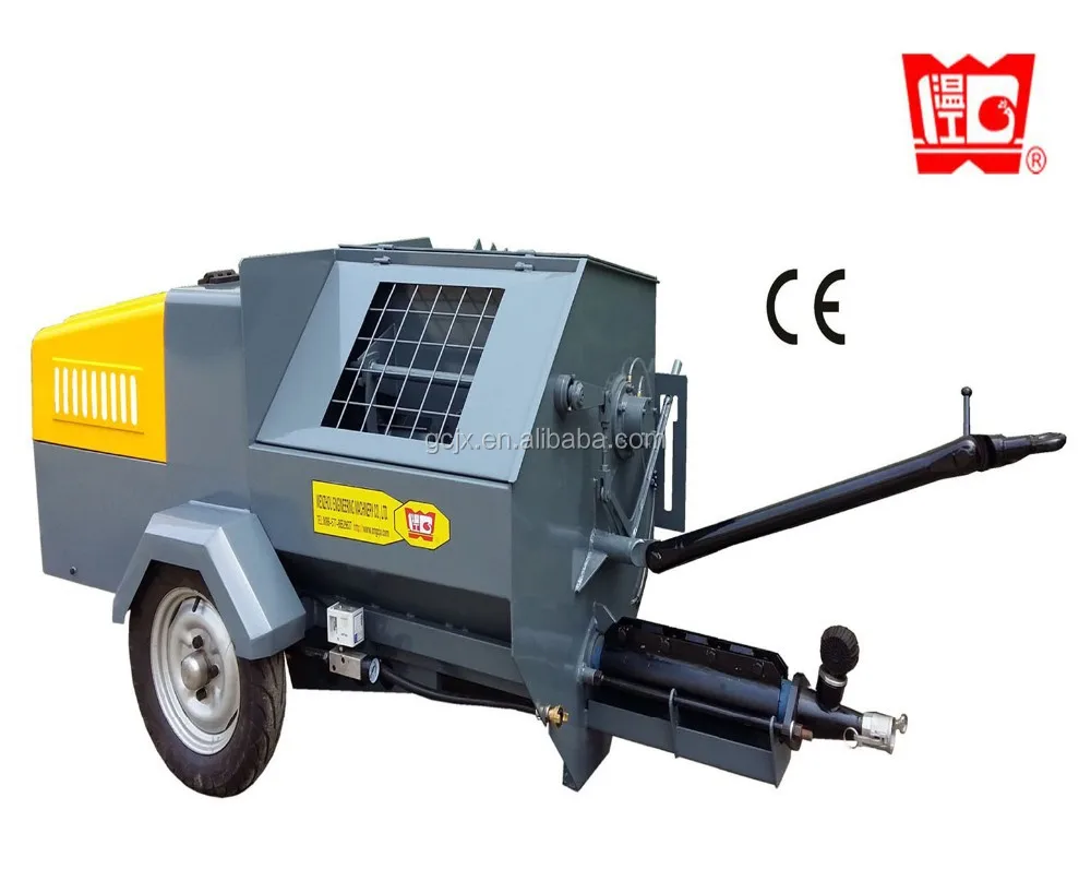 60L/min Hydraulic sand mortar pump cement plastering mixing machine for sales