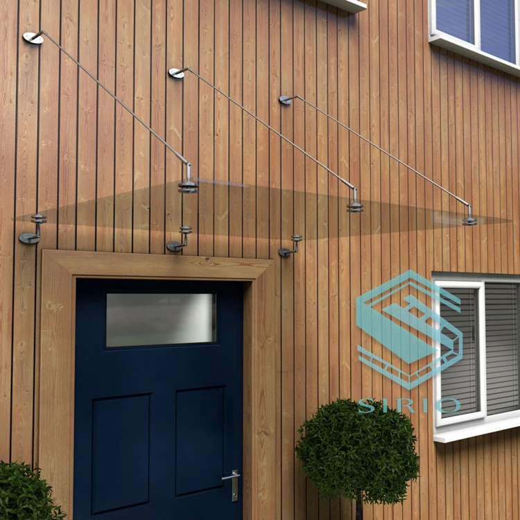 Тент поставщик крыльцо, сени стеклянные двери навес Model25