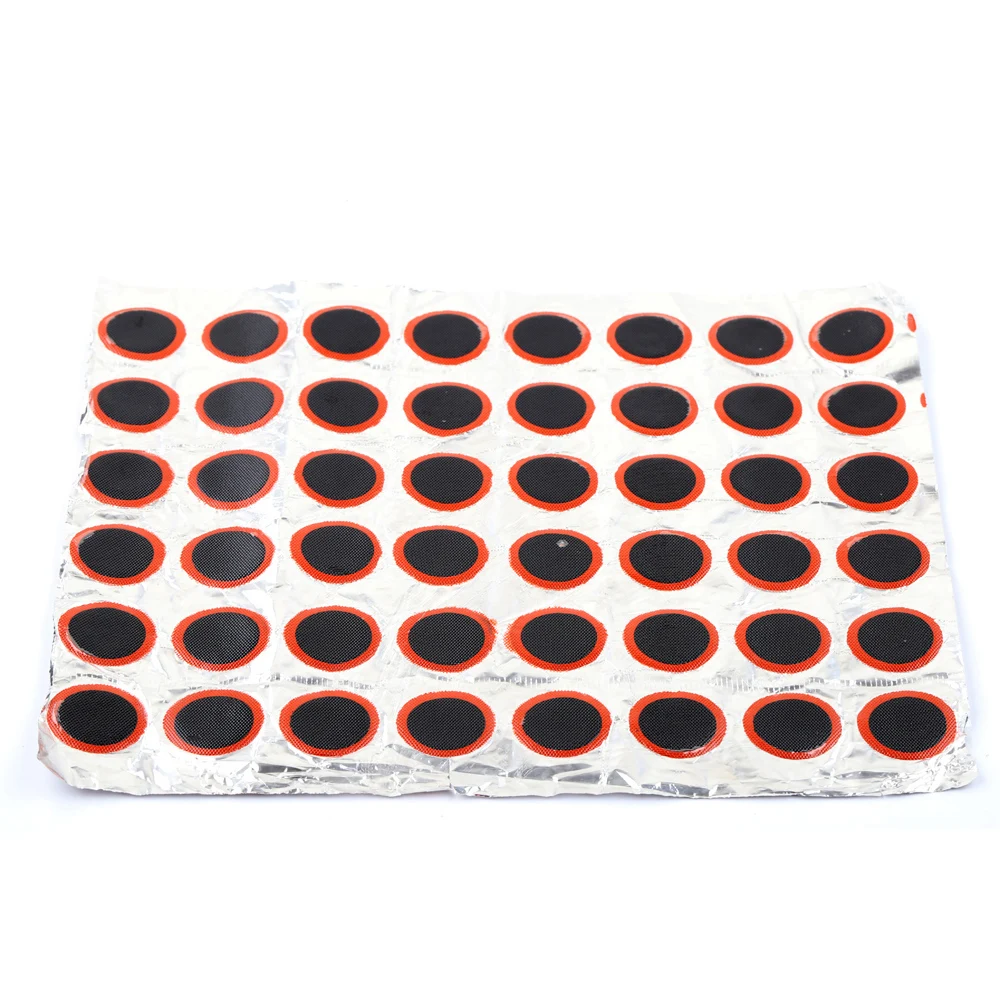 
 48x25 мм круглая резиновая накладка на шину велосипеда, набор инструментов для ремонта шин велосипеда, прокол  