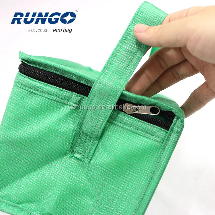 Reusable Outdoor Party Picnic Foods Drink Beer Fruit Insulated Non Woven Aluminium Foil Cooler Bag