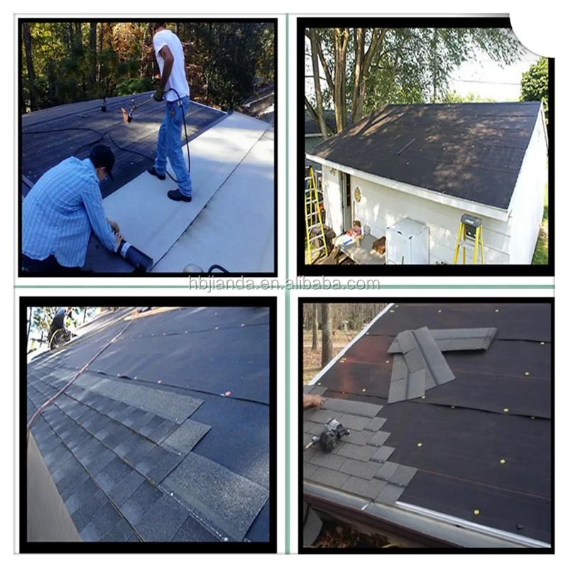 50lb ASTM standard black asphalt roofing felt building paper