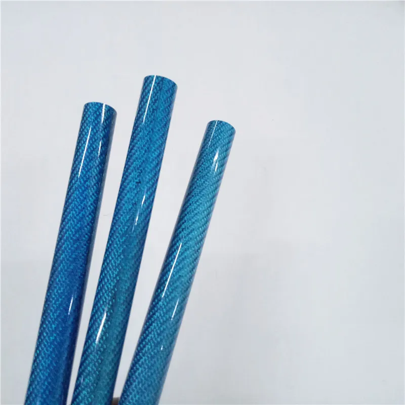 
Factory price multicolor 3k glossy carbon fiber tube for electronic cigarette tube 