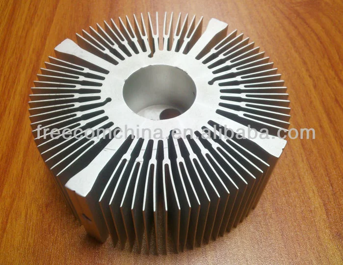 Sunflower LED aluminum heat sink circular LED heating radiator