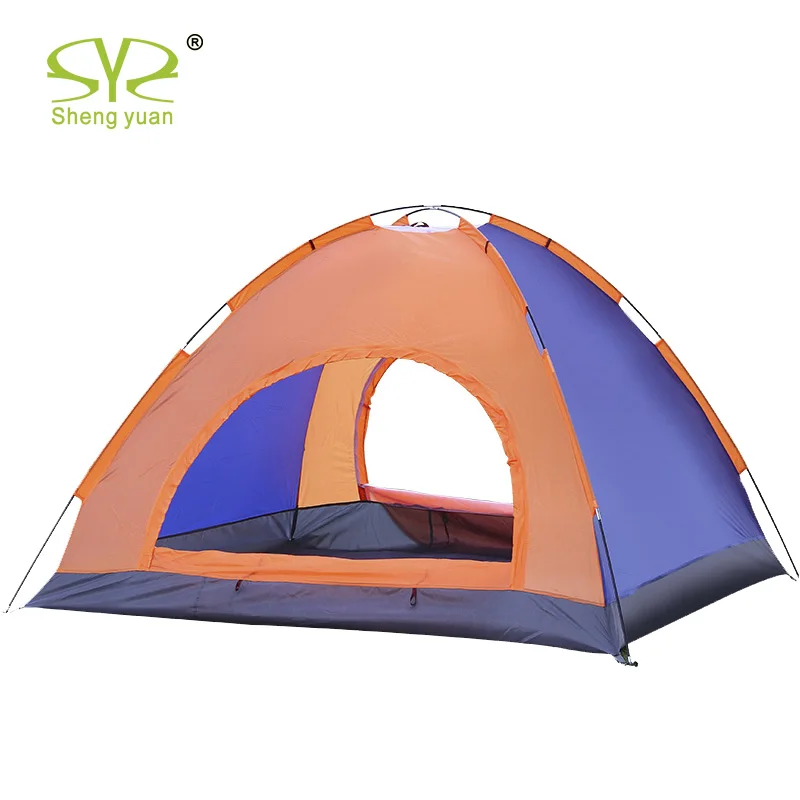 Shaoxing 2x2 Meter 3-4 Person 2 Dtorey Tent Waterproof Tent Outdoor Large Family Camping Tent