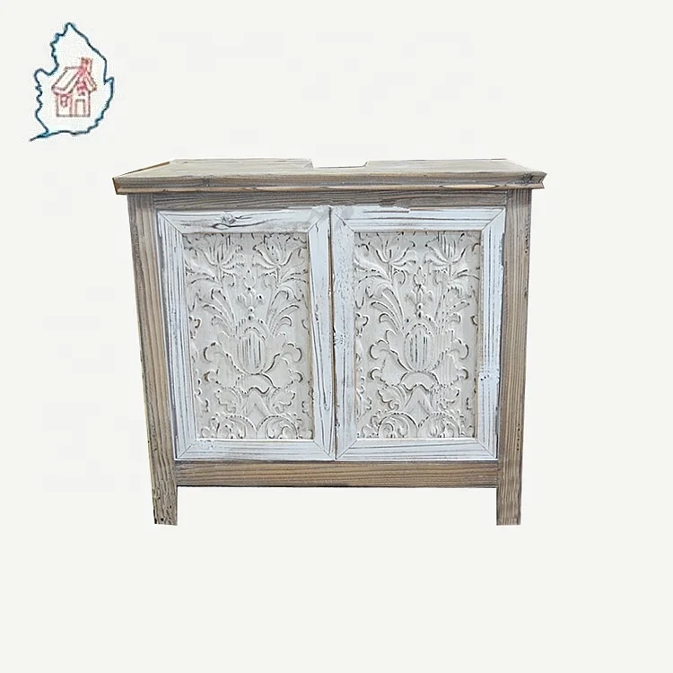 Custom made wholesale wooden bathroom cabinet of bathroom vanities
