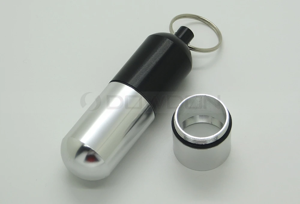 Toothpick Holder Case Pill Box Keychain Storage Container for Earplug and Small Gadgets