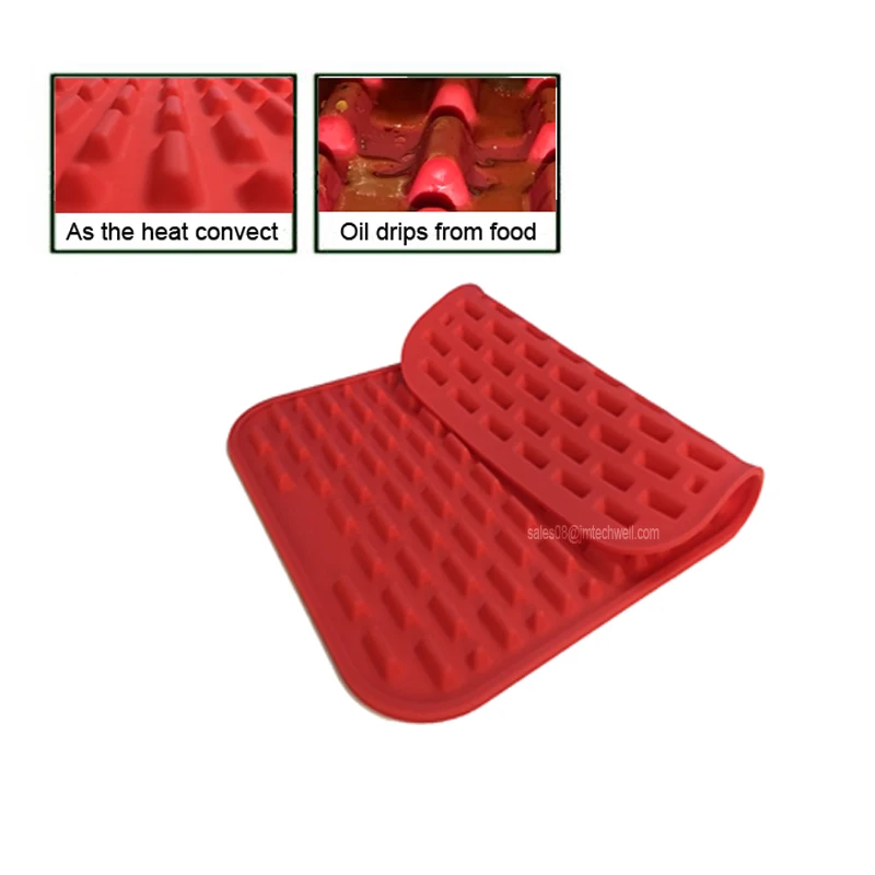 Wholesale Customize Healthy Fat Reducing Non-stick Set of Silicone Baking Mat