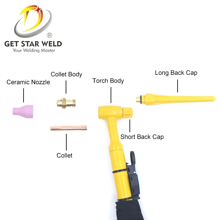 Get Star Weld QQ150 4M AIR COOLED TIG WELDING TORCH