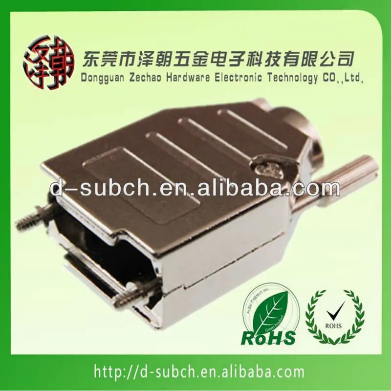 прямой вход d-sub металла серии разъем вытяжки, крышка корпуса для провода разъема