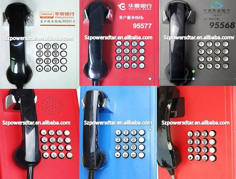 Rugged ABS phone handset Anti-Vandal industrial Explosion proof Telephone Handset