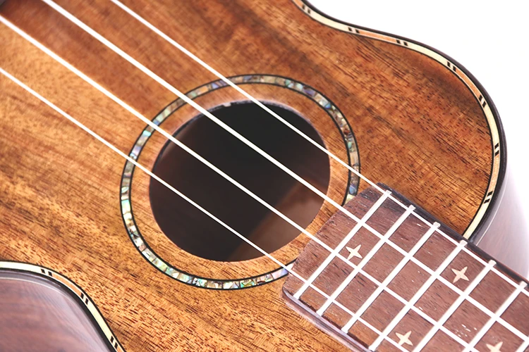 High quality china smiger brand koa soild 24 inch concert ukulele ukelele